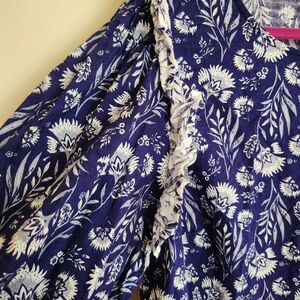 Universal Thread | Tops | Universal Thread Floral Balloon Sleeve Top ...
